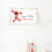 Sesamstraat Elmo | Verjaardagskrayon Spandoek (Insitu)