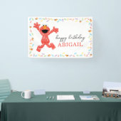 Sesamstraat Elmo | Verjaardagskrayon Spandoek (Beurs)