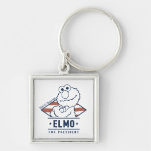 Sesamstraat    Elmo voor President Sleutelhanger