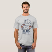 Sesamstraat |  Elmo voor President T-shirt (Voorkant volledig)