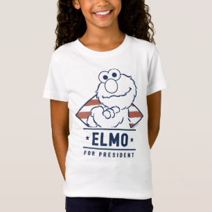 Sesamstraat Elmo voor President T-shirt