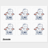 Sesamstraat |  Elmo voor President Vierkante Sticker (Vel)
