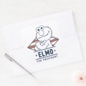 Sesamstraat |  Elmo voor President Vierkante Sticker (Envelop)