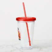 Sesamstraat | Elmo Wees vriendelijk voor je geest Acryl Drinkbeker (Links)