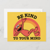 Sesamstraat | Elmo Wees vriendelijk voor je geest Briefkaart (Voorkant / Achterkant)