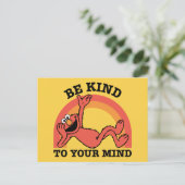 Sesamstraat | Elmo Wees vriendelijk voor je geest Briefkaart (Staand voorkant)