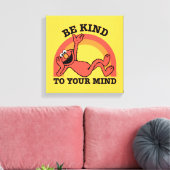 Sesamstraat | Elmo Wees vriendelijk voor je geest Canvas Afdruk (Insitu (Woonkamer))