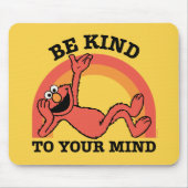 Sesamstraat | Elmo Wees vriendelijk voor je geest Muismat (Voorkant)