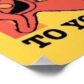 Sesamstraat | Elmo Wees vriendelijk voor je geest Poster (Hoek)