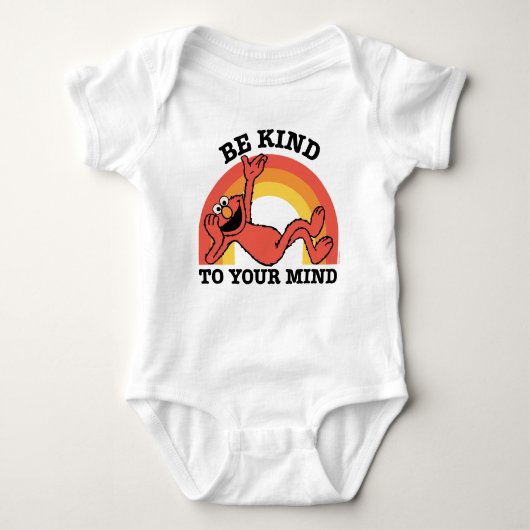 Sesamstraat | Elmo Wees vriendelijk voor je geest Romper (Voorkant)