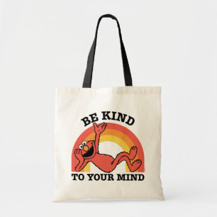 Sesamstraat Elmo Wees vriendelijk voor je geest Tote Bag