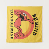 Sesamstraat | Elmo Wees vriendelijk voor je geest Wandkleed (Voorkant (horizontaal))