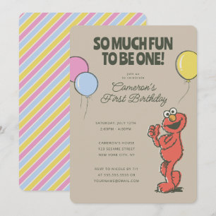Sesamstraat Elmo, zo vurig om een dag te worden Kaart