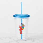 Sesamstraat |  Elmo's en Cadeaus Acryl Drinkbeker (Voorkant)