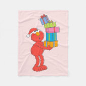 Sesamstraat |  Elmo's en Cadeaus Fleece Deken (Voorkant)