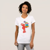 Sesamstraat |  Elmo's en Cadeaus T-shirt (Voorkant volledig)