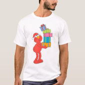 Sesamstraat | Elmo's en Cadeaus T-shirt (Voorkant)