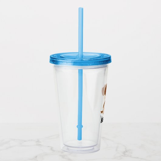 Sesamstraat | Elmo's Puppy Tango | Jouw namen toev Acryl Drinkbeker (Rechts)