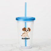 Sesamstraat | Elmo's Puppy Tango | Jouw namen toev Acryl Drinkbeker (Voorkant)