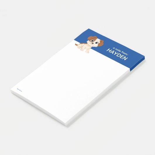 Sesamstraat | Elmo's Puppy Tango | Jouw namen toev Post-it® Notes (Schuin)