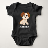 Sesamstraat | Elmo's Puppy Tango | Jouw namen toev Romper (Voorkant)