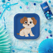 Sesamstraat | Elmo's Puppy Tango Papieren Bordje (Feest)