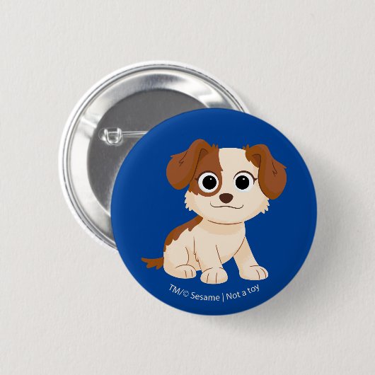 Sesamstraat | Elmo's Puppy Tango Ronde Button 5,7 Cm (Voorkant /achterkant)