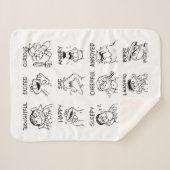 Sesamstraat | Emoties en gevoelens Sherpa Deken (Voorkant (horizontaal))