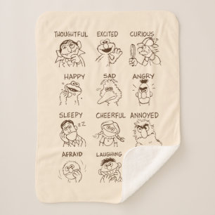 Sesamstraat   Emoties en gevoelens Sherpa Deken