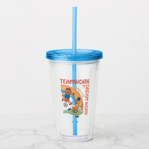 Sesamstraat   Ernie & Bert Teamwork Acryl Drinkbeker
