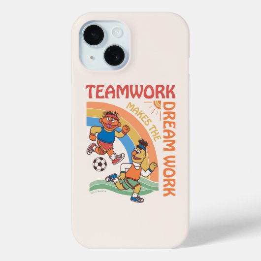 Sesamstraat | Ernie & Bert Teamwork Case-Mate iPhone Case (Achterkant)