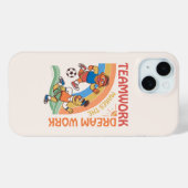 Sesamstraat | Ernie & Bert Teamwork Case-Mate iPhone Case (Achterkant (horizontaal))