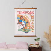 Sesamstraat | Ernie & Bert Teamwork Hangend Wandkleed (Slaapkamer)