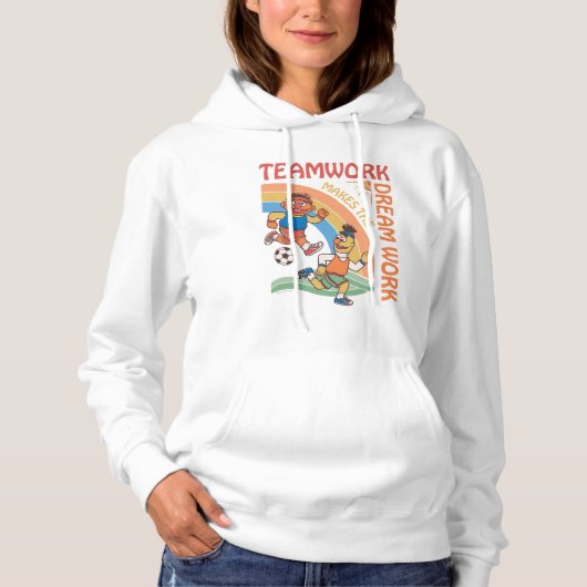 Sesamstraat | Ernie & Bert Teamwork Hoodie (Voorkant)