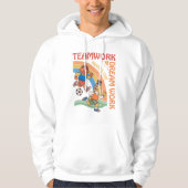 Sesamstraat | Ernie & Bert Teamwork Hoodie (Voorkant)