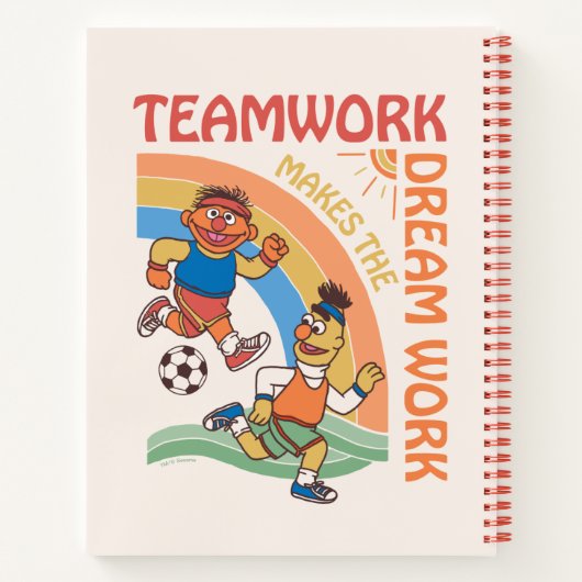 Sesamstraat | Ernie & Bert Teamwork Notitieboek (Achterkant)