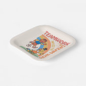 Sesamstraat | Ernie & Bert Teamwork Papieren Bordje (Gebogen)