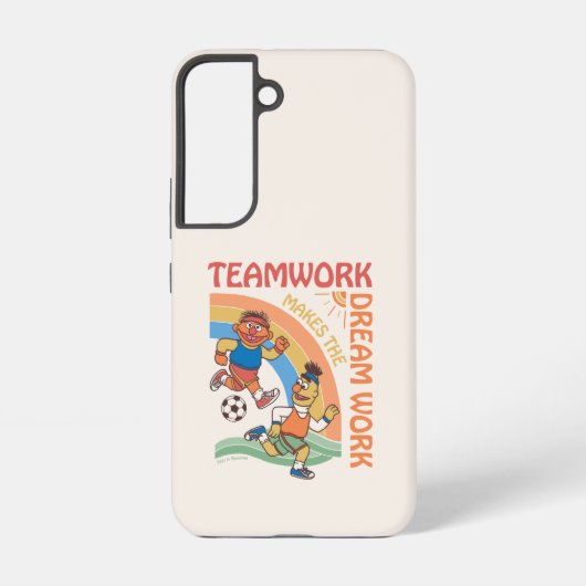 Sesamstraat | Ernie & Bert Teamwork Samsung Galaxy Hoesje (Achterkant)