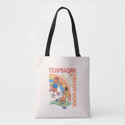 Sesamstraat | Ernie & Bert Teamwork Tote Bag (Voorkant)