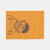 Sesamstraat | Ernie Bright Fleece Deken (Voorkant (Horizontaal))