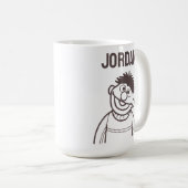 Sesamstraat | Ernie Bright | Jouw namen toevoegen Koffiemok (Voorkant rechts)