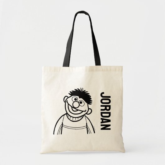 Sesamstraat | Ernie Bright | Jouw namen toevoegen Tote Bag (Voorkant)