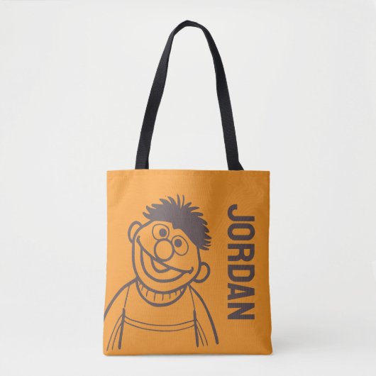Sesamstraat | Ernie | Jouw namen toevoegen Tote Bag (Voorkant)