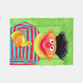 Sesamstraat | Ernie met Rubber Duckie Fleece Deken (Voorkant (Horizontaal))