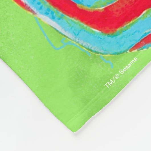 Sesamstraat | Ernie met Rubber Duckie Fleece Deken (Hoek)