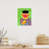 Sesamstraat | Ernie met Rubber Duckie Poster (Keuken)