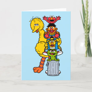 Sesamstraat Fijne verjaardag Feestdagen Kaart