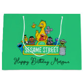 Sesamstraat | Fijne verjaardag Groot Cadeauzakje (Voorkant)