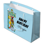 Sesamstraat | Fijne verjaardag Groot Cadeauzakje (Achterkant Gekanteld)