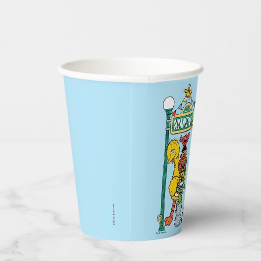 Sesamstraat | Fijne verjaardag Papieren Bekers (Rechts)